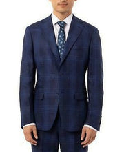 Tallia Mens Slim-Fit Plaid Linen Suit Jacket