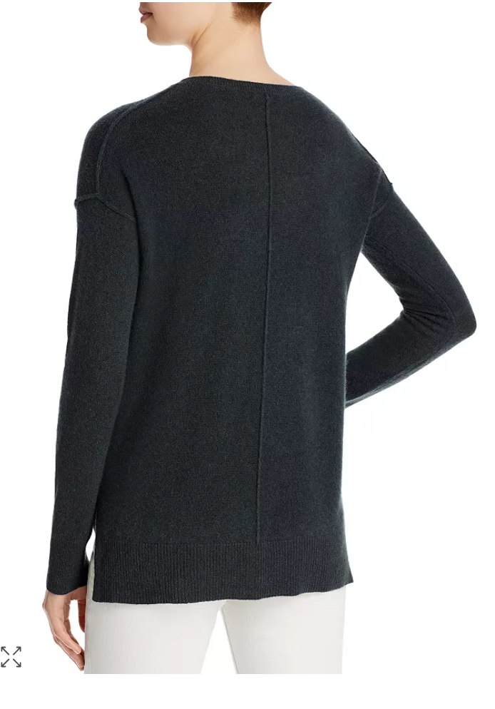 Aqua Cashmere High Low Cashmere Sweater