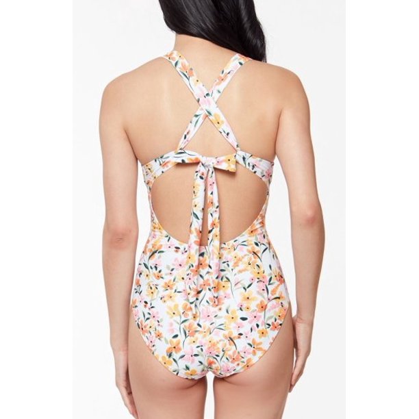 Jessica Simpson Sunset Multi Summer Dreaming One-Piece Swimsuit