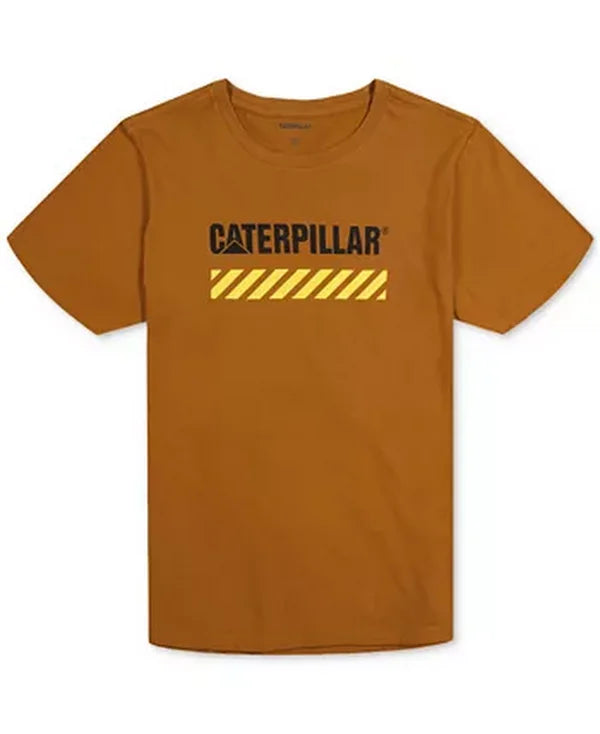 Caterpillar Mens Work Area Logo Graphic T-Shirt, Size XL