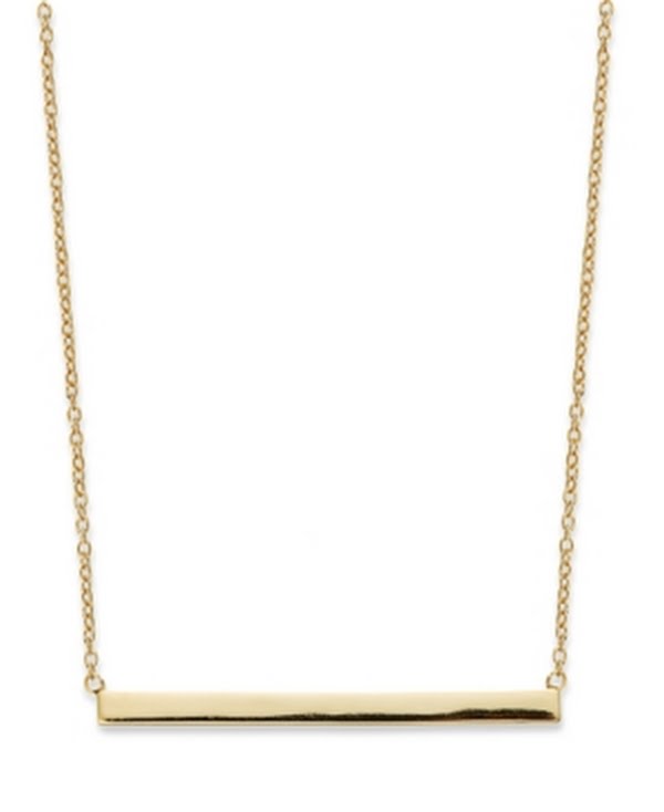 Giani Bernini 18k Gold Over Sterling Bar Necklace