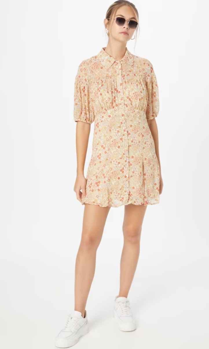 free people bonnie mini dress Free People Bonnie Mini Dress in Strawberry Combo