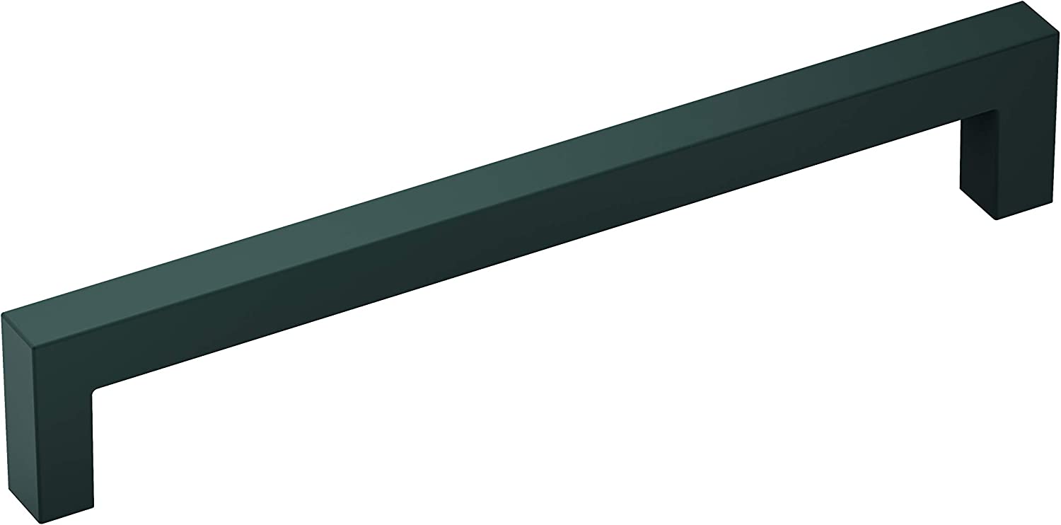 Amerock Monument 6-5/16 Inch (160 mm) Black Cabinet Pull