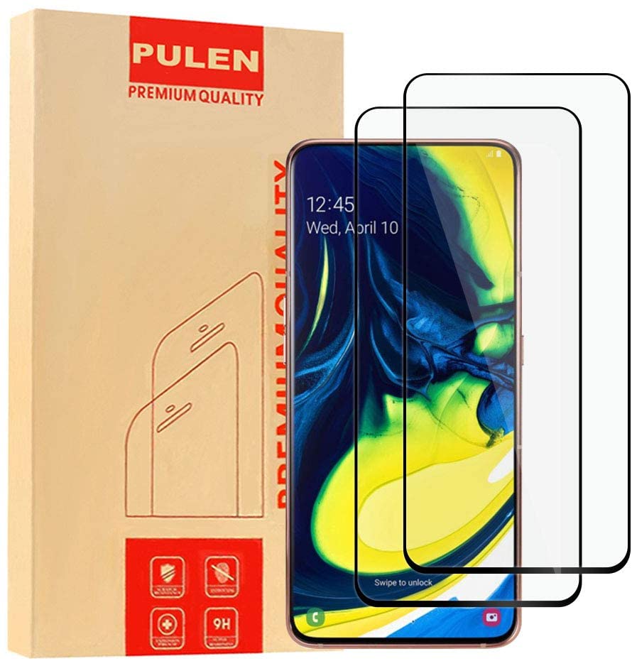 Pulen [2-Pack] for Samsung Galaxy M40 Tempered Glass Screen Protector