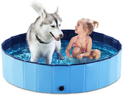 Jasonwell Foldable Dog Pet Bath Pool Collapsible Dog Pet Pool Bathing Tub Kiddie