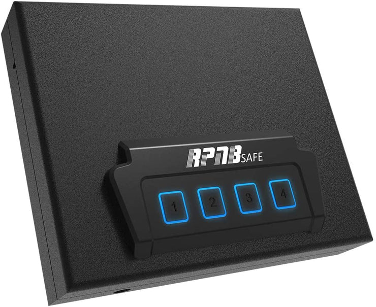 Instant Gun Portable Safe Firearm Valuables Security Keypad Quick Access RPNB