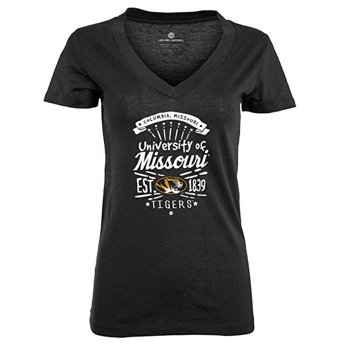 NCAA Missouri Tigers Adult Women Anthem Entice Ladies Tee, Large