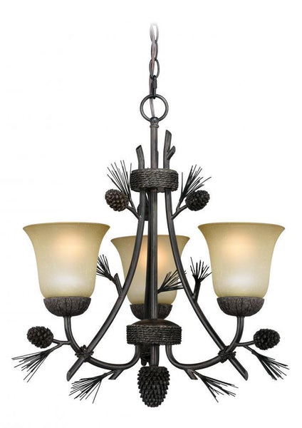 Vaxcel H0172 Three Light Mini Chandelier