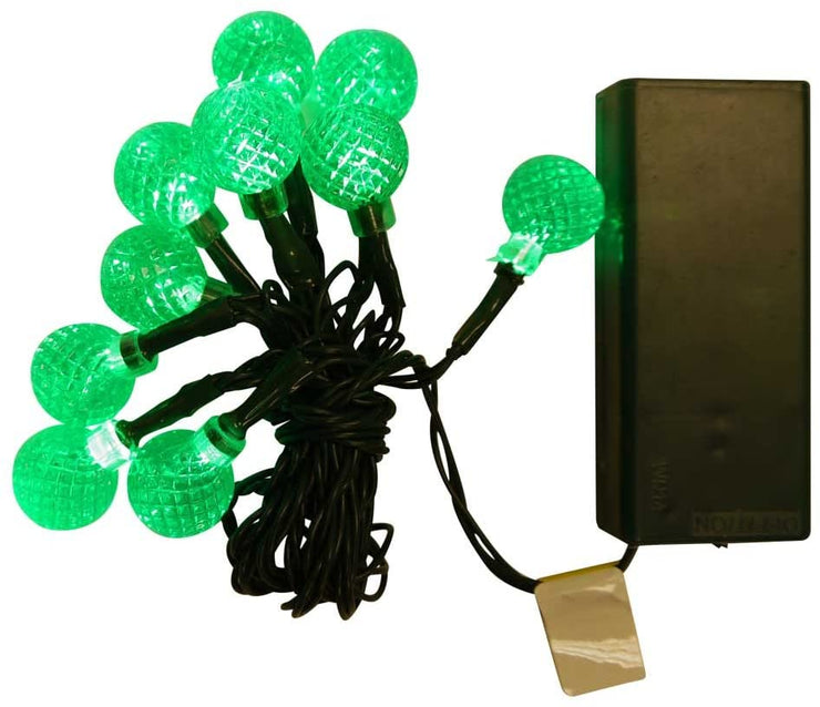 UltraLED Battery Operated Green Rasberry Twinkle Lights, 3.5-Feet
