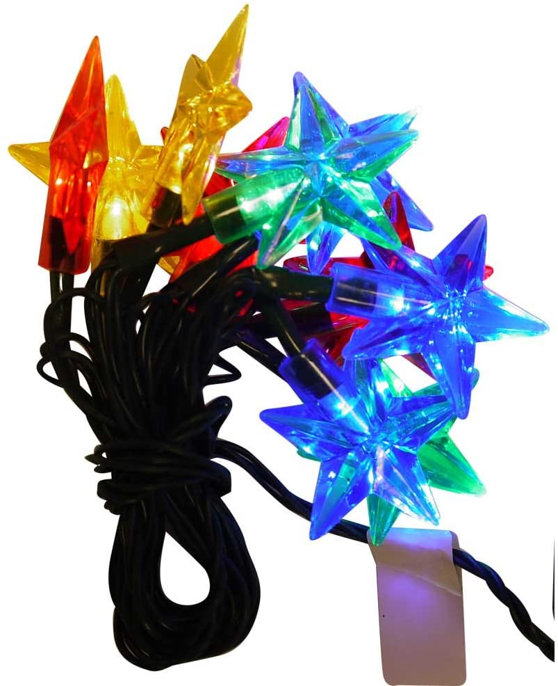 Ultra LED Battery Operated Star Twinkle Light String, 3.5 Feet