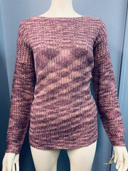 Juniors Planet Gold Knot Back Sweater, Size Medium