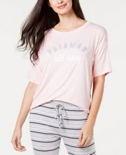 Jenni Ultra Soft Core Printed Short Sleeve Pajama Shirt, XXL/Pink