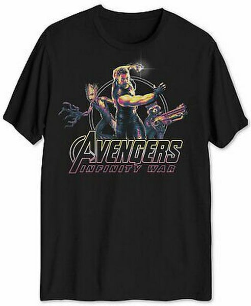 Hybrid Apparel Thor Avengers Mens Graphic T-Shirt, Size Large