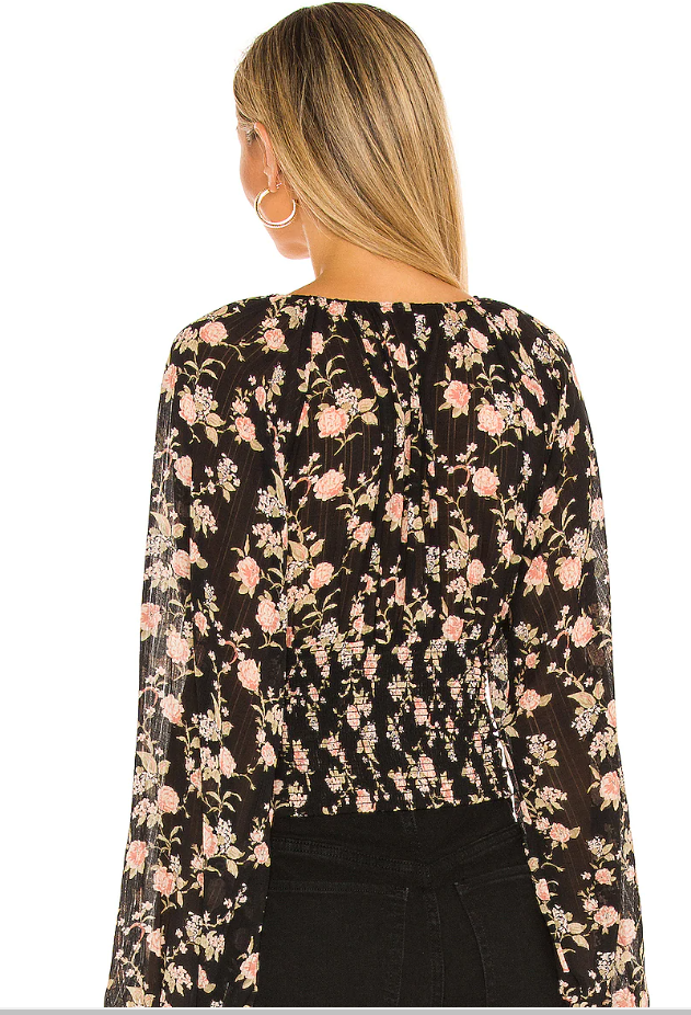 Free People New Final Rose Blouse