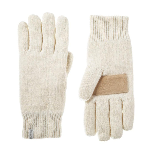 Isotoner Womens Palm Patch Chenille Gloves, One Size