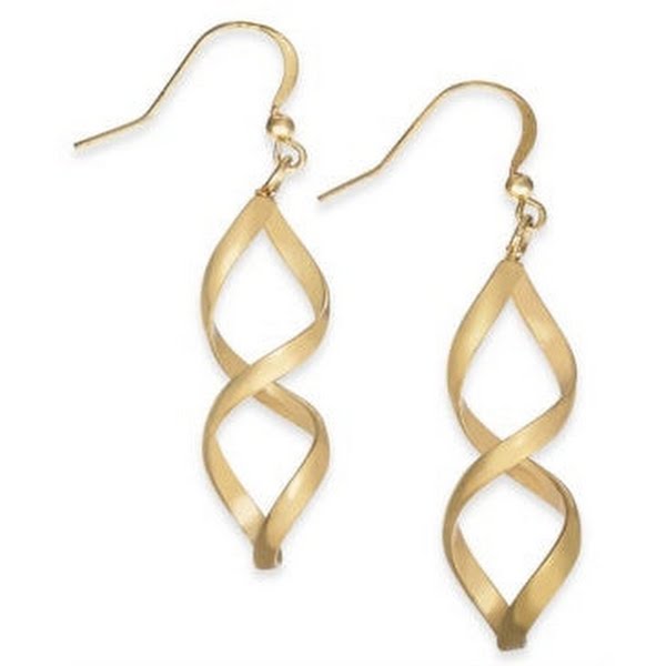 Charter Club Twist Drop Earrings