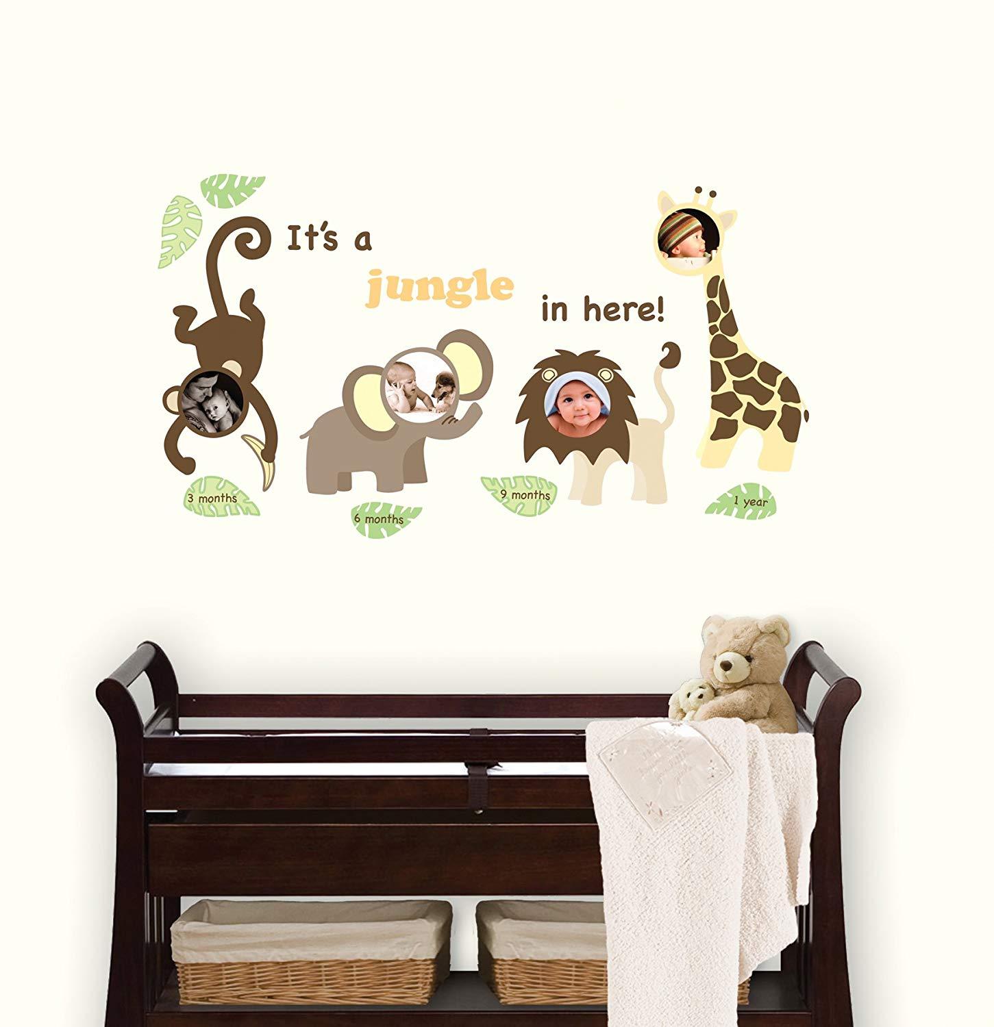 WallPops Jungle and Friends Photo Frame Kit