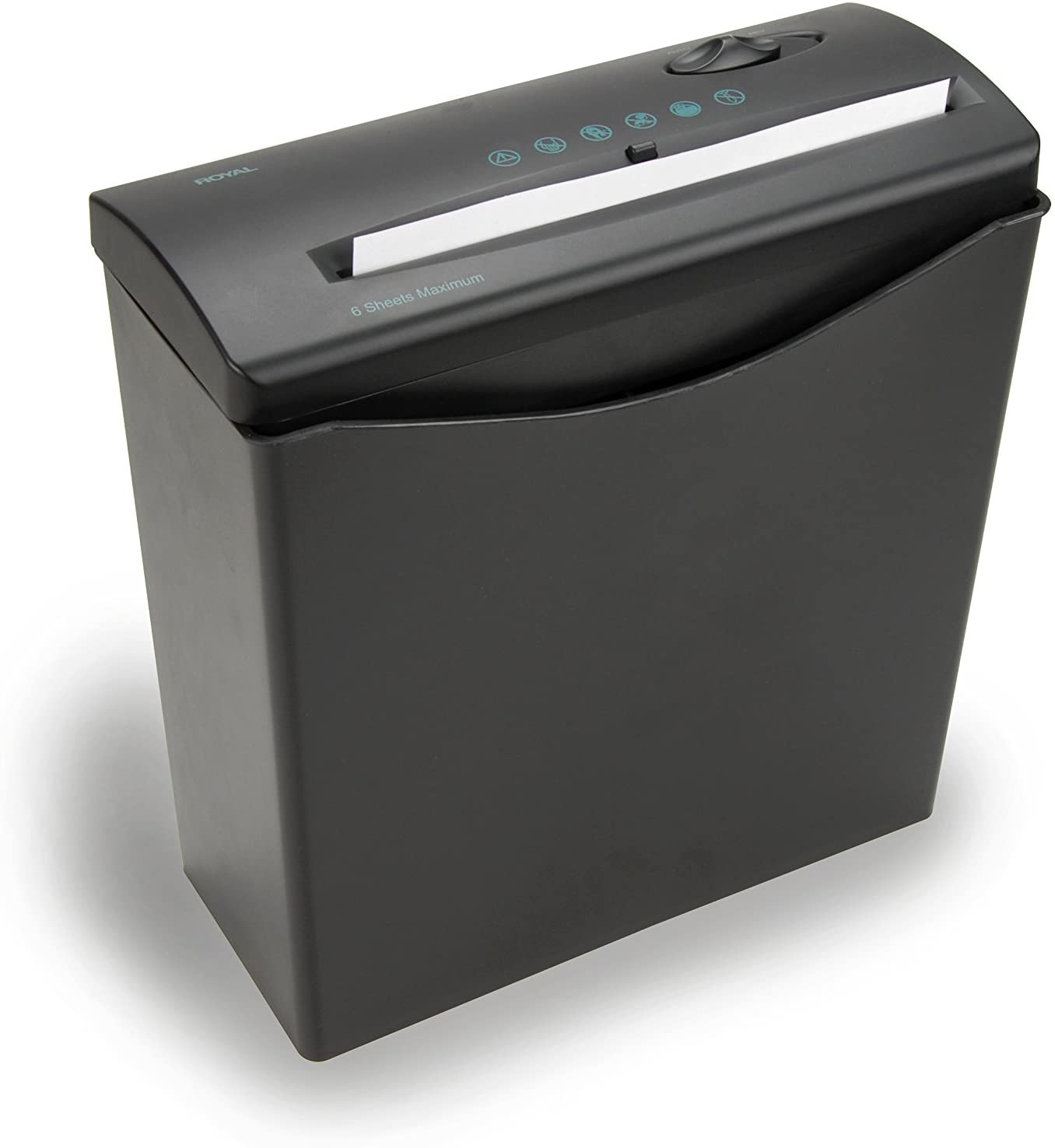 Royal JS55BASKET 5-Sheet Strip Cut Shredder with Plastic Basket