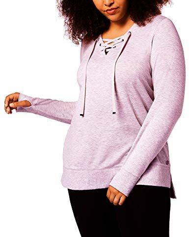 Ideology Womens Plus Yoga Fitness Sweatshirt