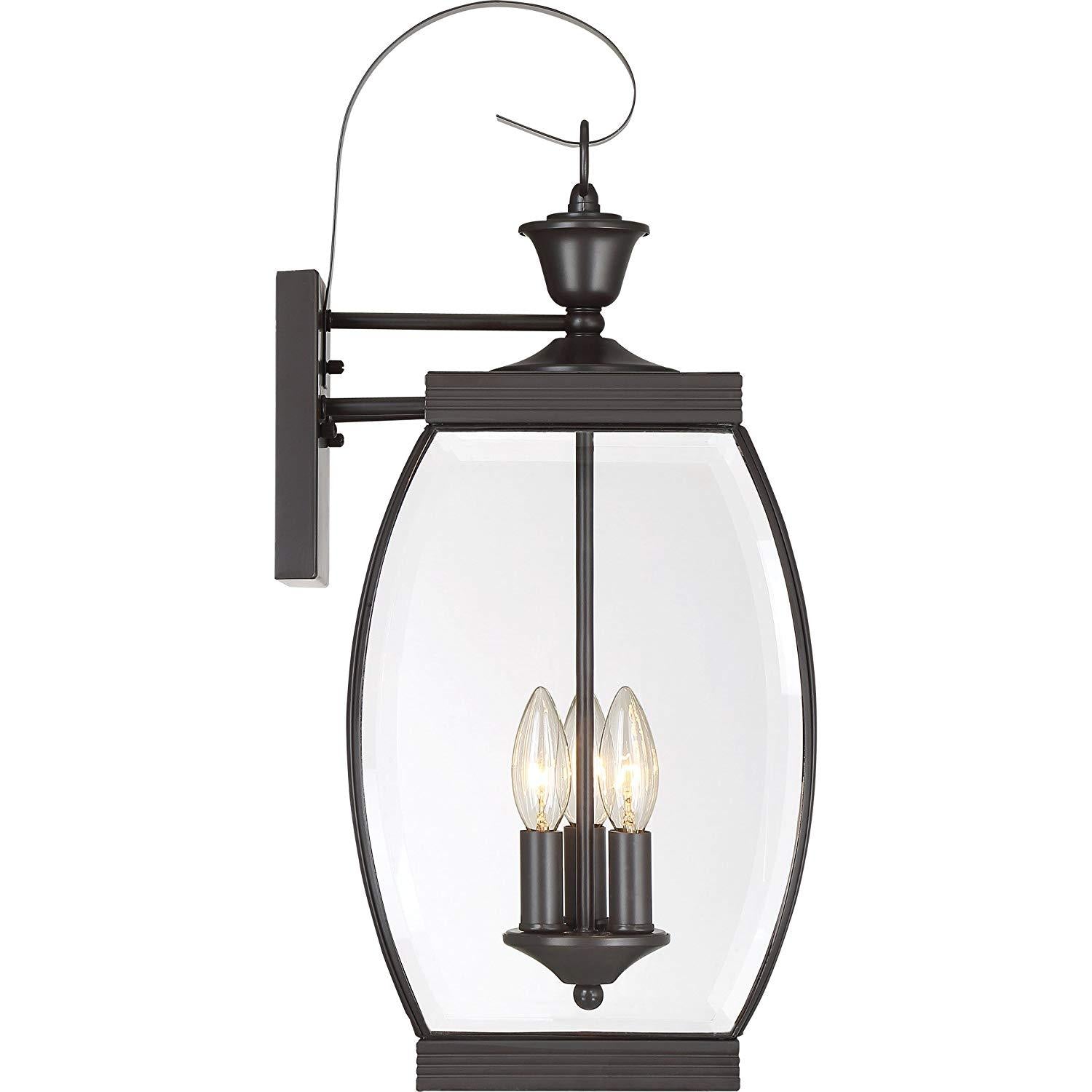 Quoizel OAS8409Z 3-Light Oasis Outdoor Lantern in Medici Bronze