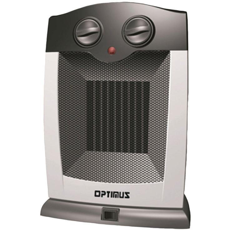 Optimus H-7248 Portable Oscillating Ceramic Heater With Thermostat