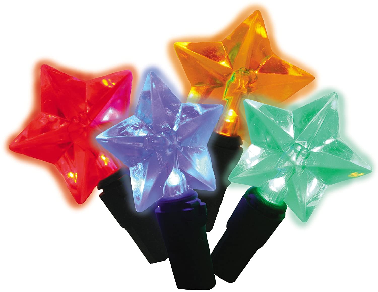 Ultra LED Battery Operated Star Twinkle Light String, 3.5 Feet