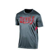 Knights Apparel NHL New Jersey Devils Mens Twisted Tee, Small, Gray