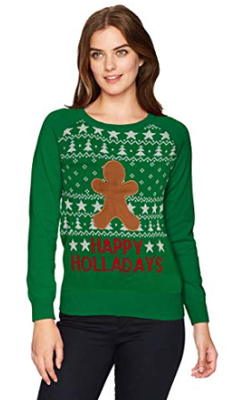 Hybrid Apparel Womens Happy DIY Holiday Sweater