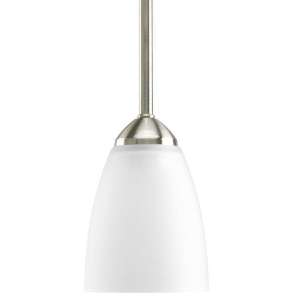 Progress Lighting P5113-09 Gather Mini Pendant Brushed Nickel