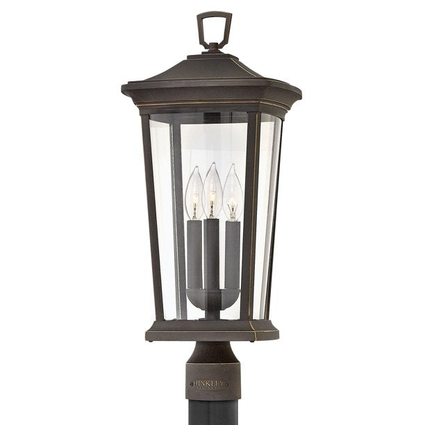 Hinkley Lighting-2361OZ-Bromley - Three Light Outdoor Post Top/Pier