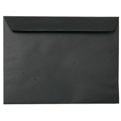 JAM Paper 9 x 12 Booklet Envelopes Black 25/Pack (2112755)