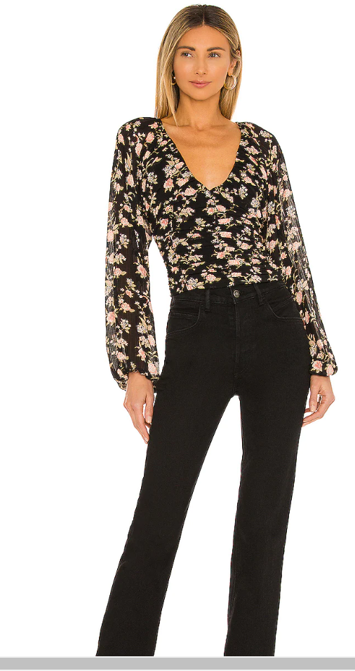 Free People New Final Rose Blouse