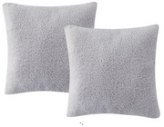 Birch Trails Solid Sherpa Set of 2 Decorative Pillows18″ x 18″