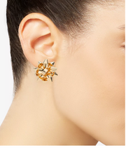 Holiday Lane Gold-Tone Bow Stud Earrings