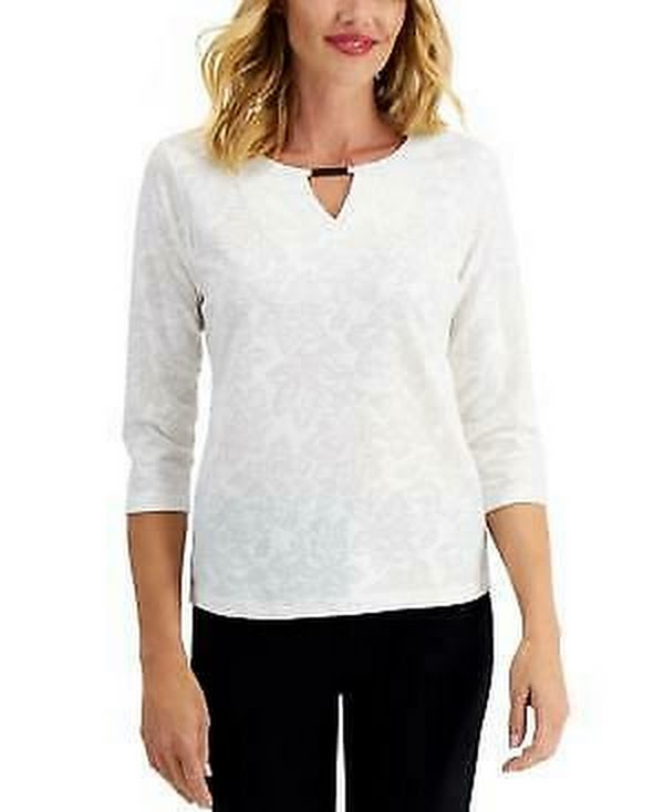 Jm Collection Textured Hardware Top, Size Large