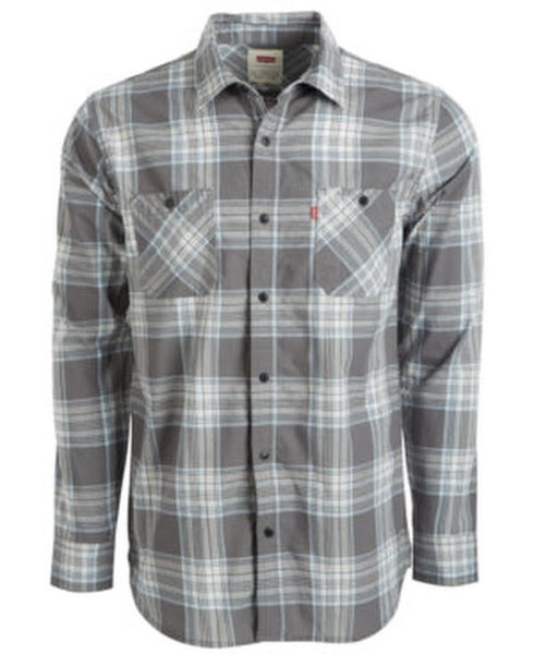 Levis Mens Remick Plaid Shirt, Size 2XL