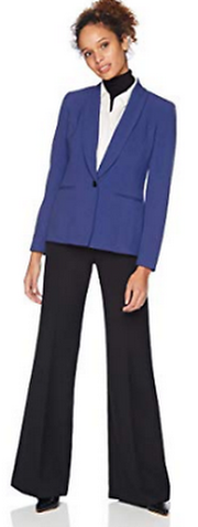 Nine West Women's One-Button Shawl-Collar Stretch Jacket, 24W