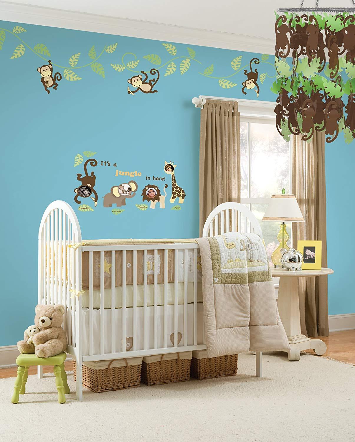 WallPops Jungle and Friends Photo Frame Kit