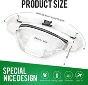 Clear Fanny Pack – Waterproof Fanny Pack With Adjustable Strap – Clear Bag Stadi