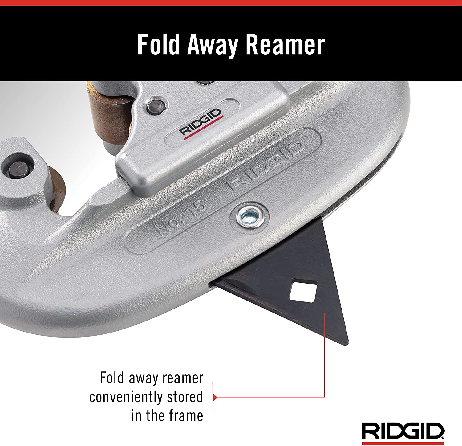 Ridgid 1-1/8 In. Capacity Screw Feed Tubing and Conduit Cutter