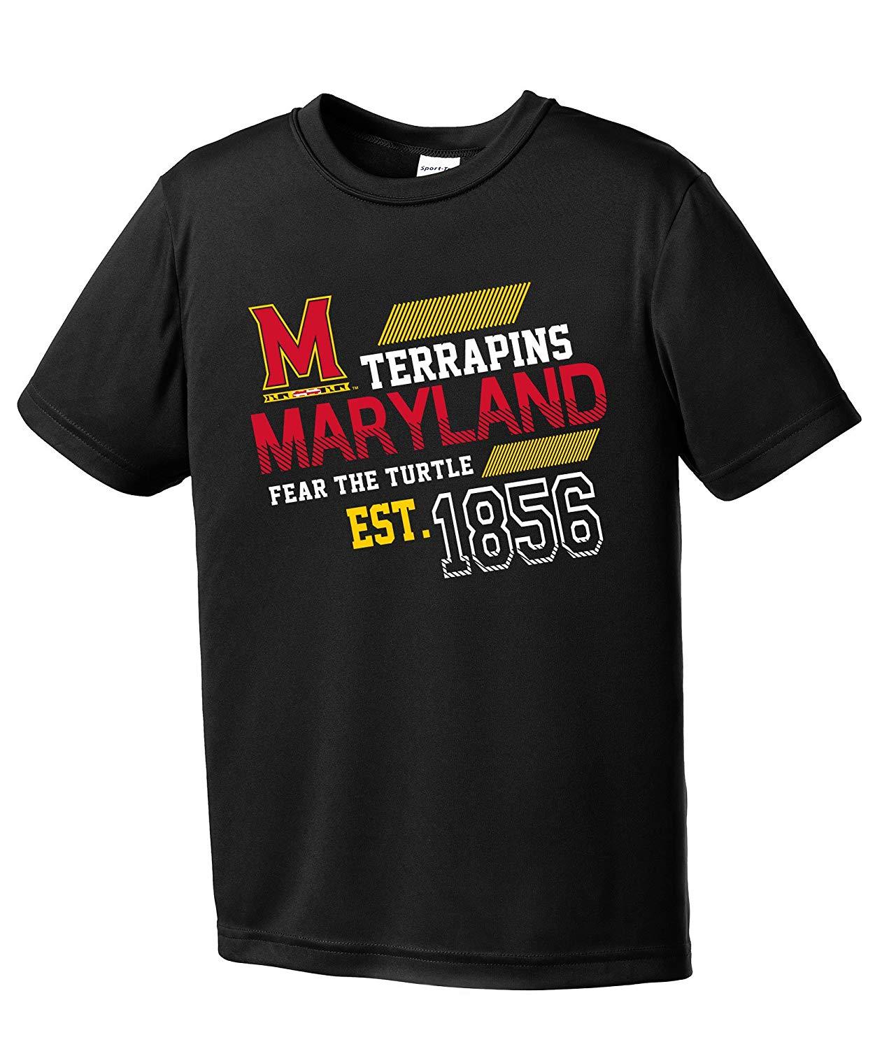 NCAA Maryland Terrapins Youth Boys Offsides Short sleeve Polyester, Size Medium