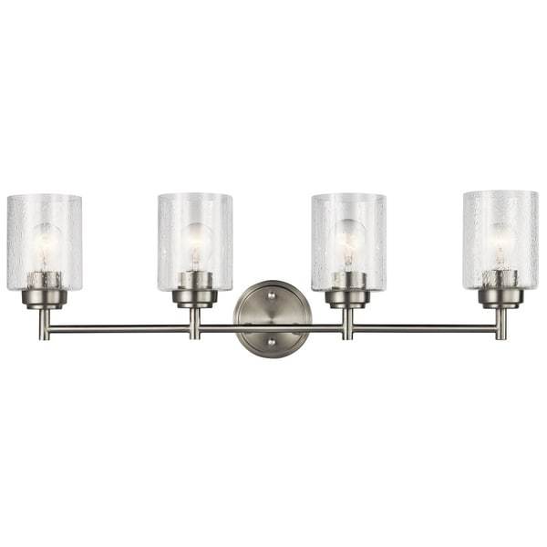 Kichler Winslow Brushed Nickel 30-Inch Four-Light Bath Light