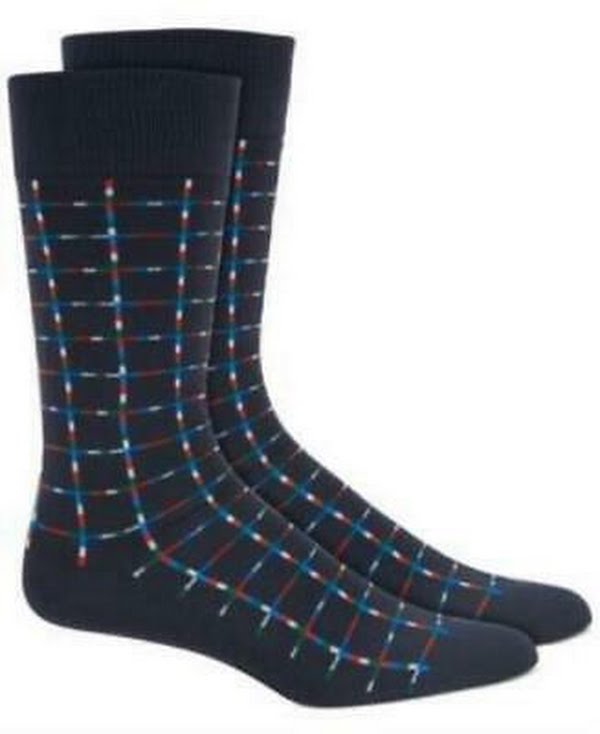 Alfani Mens Patterned Socks