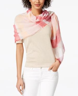 INC International Concepts I.N.C. Multi Stripe Pleated Wrap