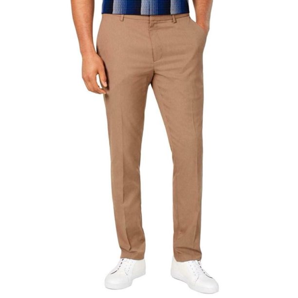 AlfaTech by Alfani Mens Classic-Fit Stretch Pants