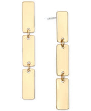 Alfani Gold-Tone Tablet Linear Drop Earrings