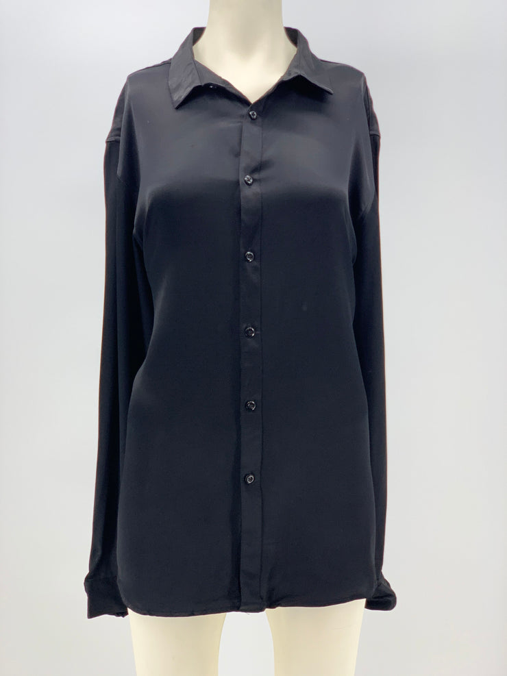 INC International Concepts Front Button-Up Top,Size XL