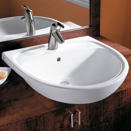 American Standard 9960.403.020 Mezzo Semi-Countertop Sink 4-Inch Faucet Spacing