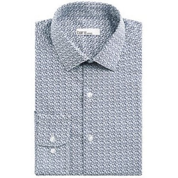 Bar III Mens Slim-Fit Stretch Dress Shirt