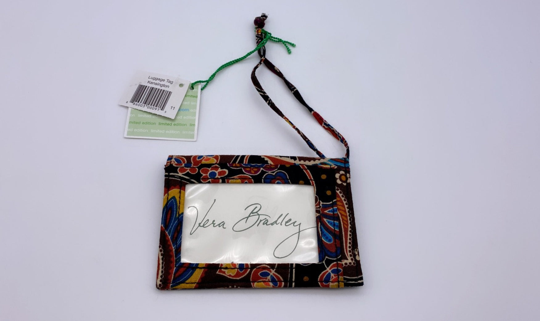 Vera Bradley Kensington Luggage Tag Mini Wallet